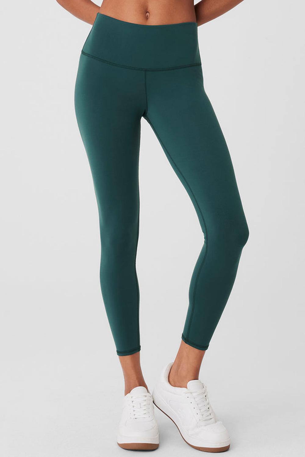 Midnight Green Alo Yoga 7/8 High-Waist Airbrush Women Legging | KSA  KPO485261