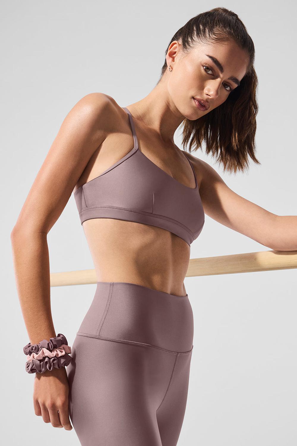 Mushroom Alo Yoga Airlift Intrigue Women Bra | KSA  KBI763182