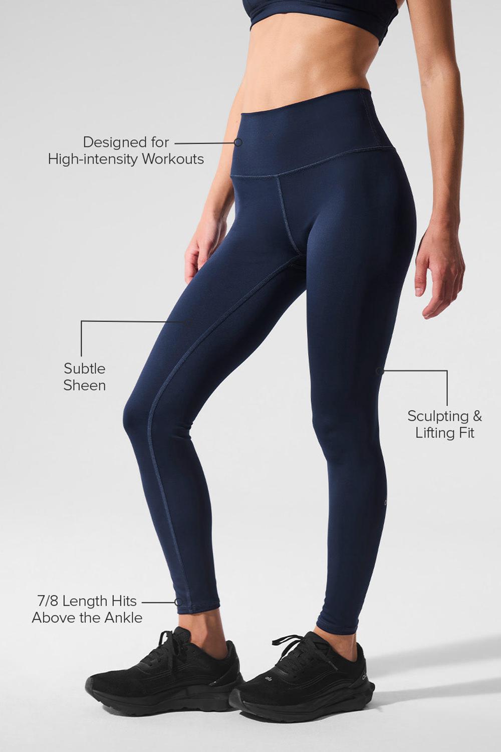 Navy Alo Yoga 7/8 High-Waist Airlift Women Legging | KSA  KJN571986