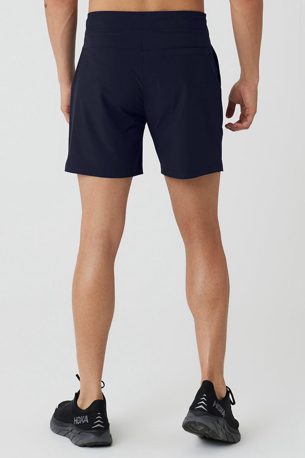 Navy Alo Yoga 7'' Sport Men Short | KSA  RJK934560