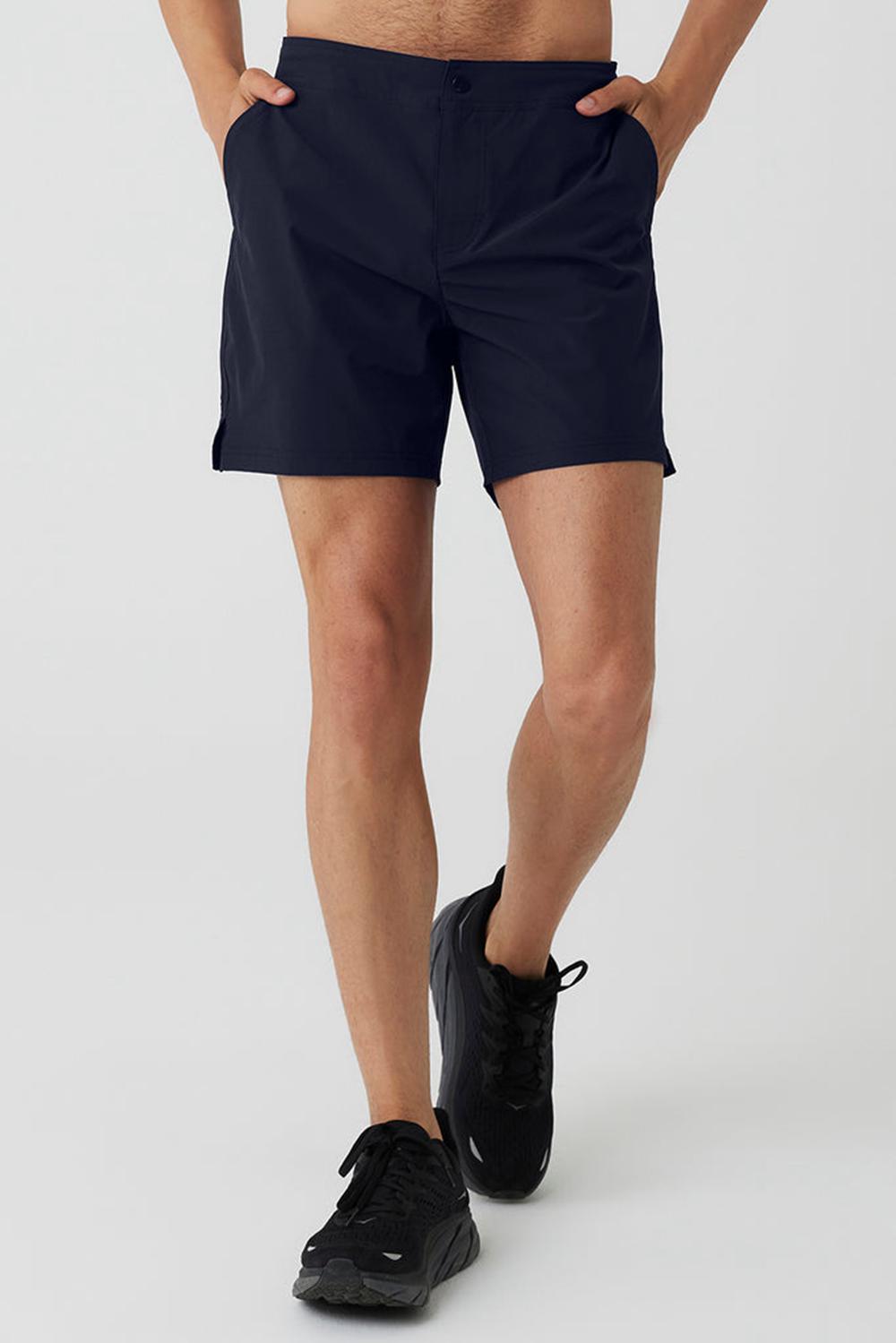 Navy Alo Yoga 7\'\' Sport Men Short | KSA  RJK934560