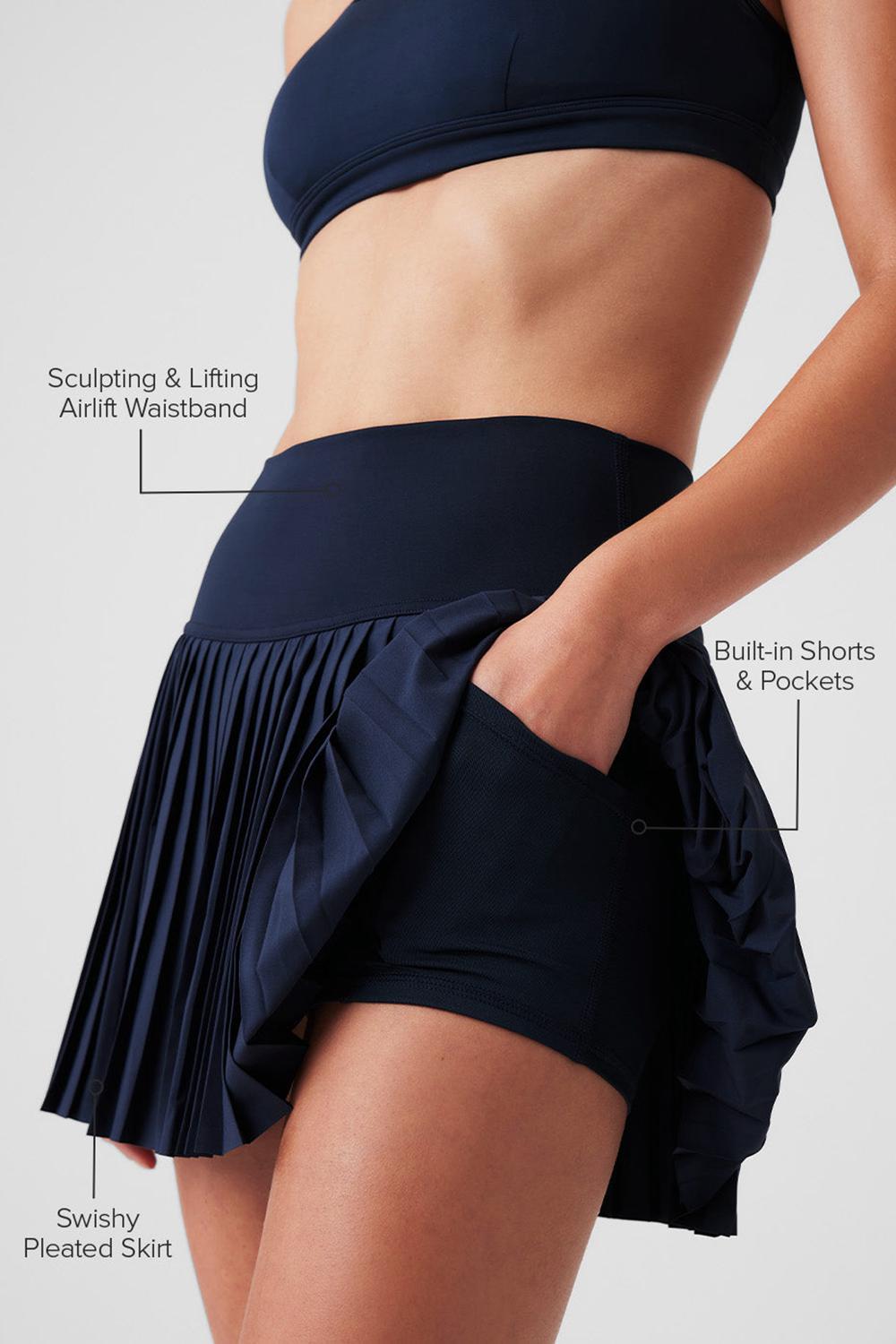 Navy Alo Yoga Grand Slam Tennis Women Skirt | KSA  XSG847925