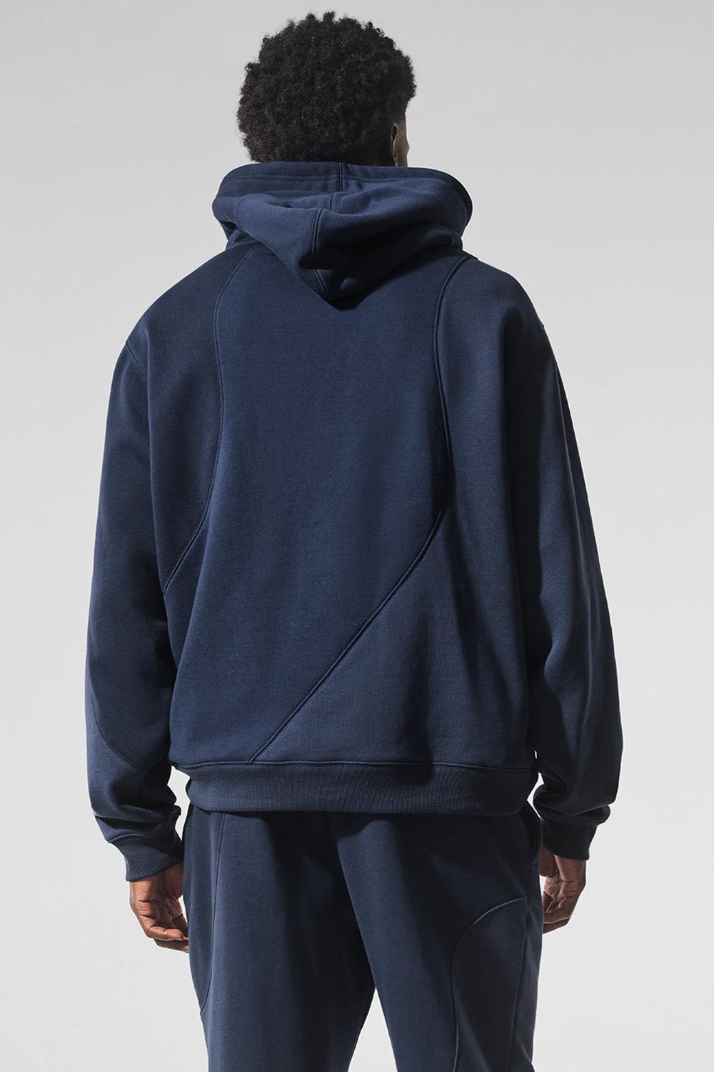 Navy Tonal Alo Yoga Make Waves Men Hoodie | KSA  WLJ897321