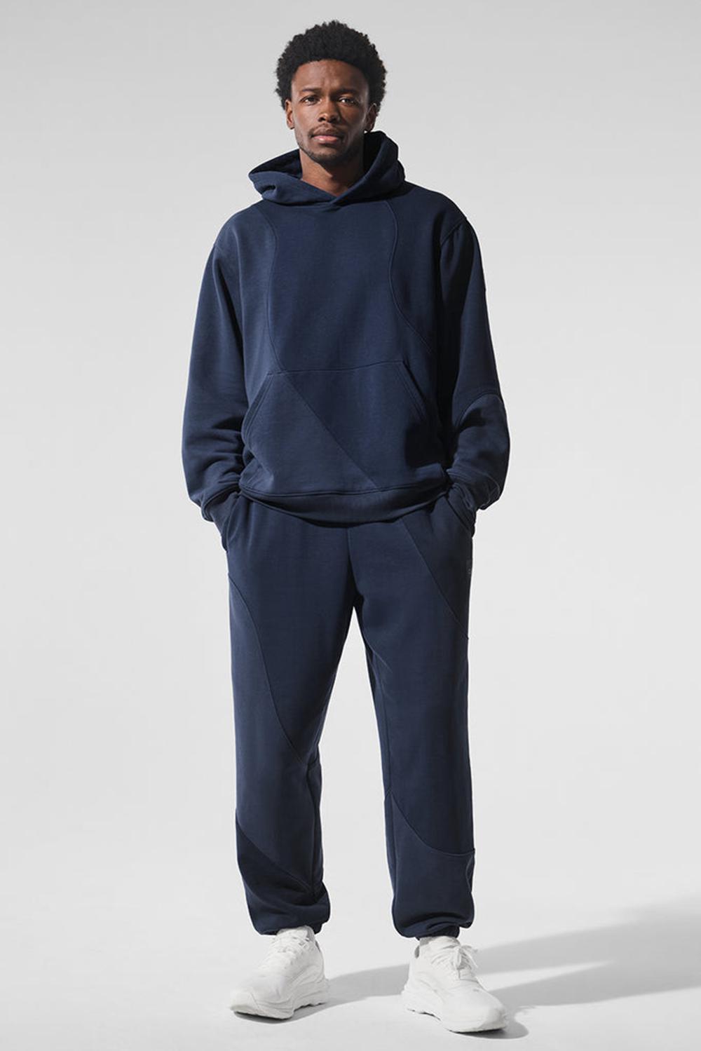 Navy Tonal Alo Yoga Make Waves Men Sweatpant | KSA  GTM895147