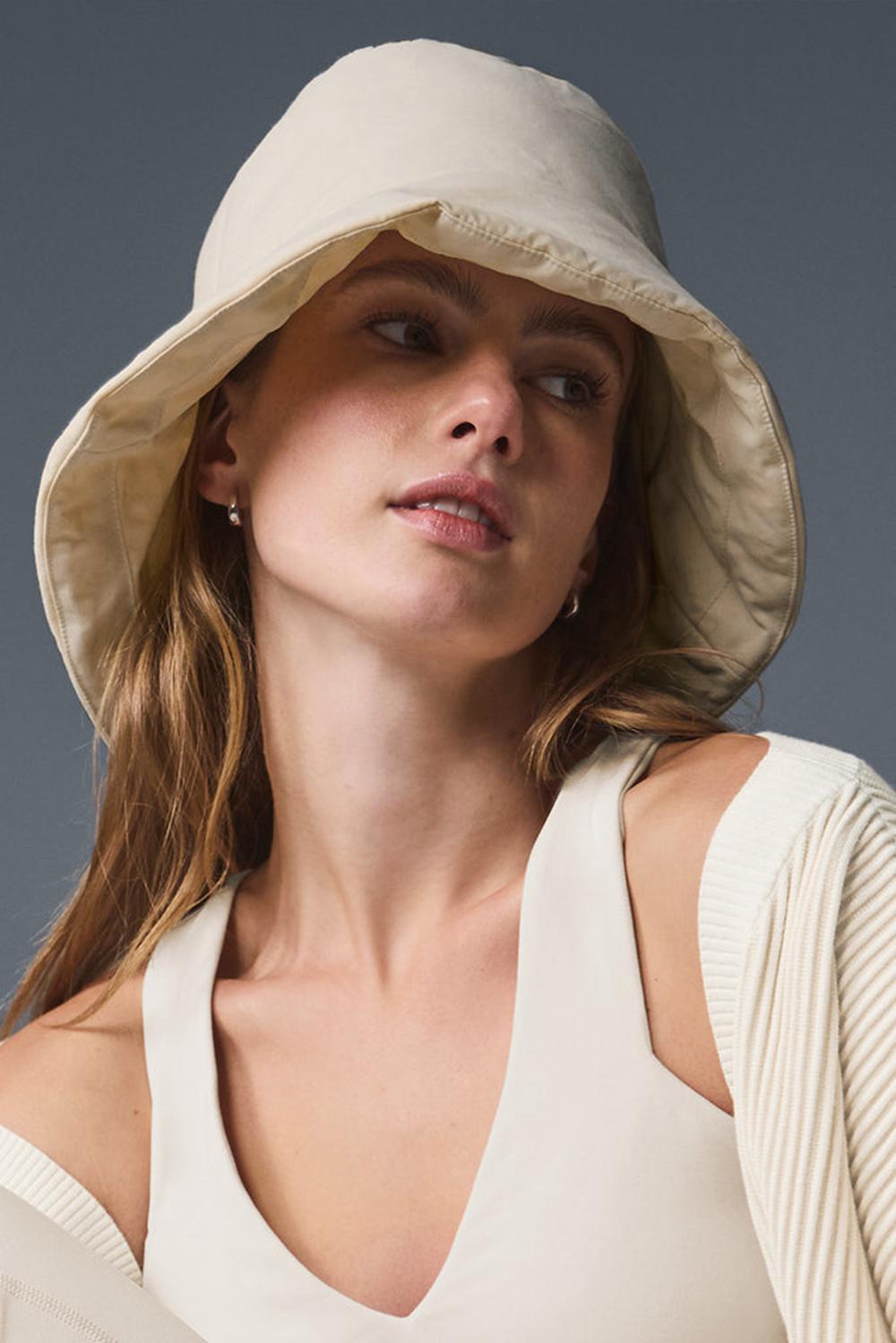 Oat Milk Alo Yoga Good Shade Women Bucket Hat | KSA  WTY293804
