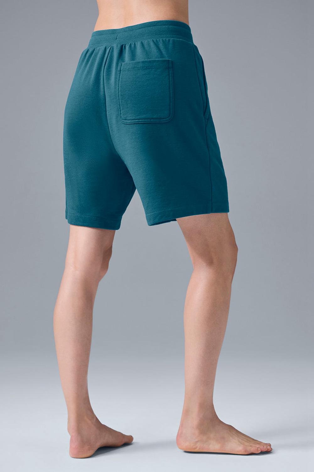 Oceanic Teal Alo Yoga Chill Women Short | KSA  XYZ364785