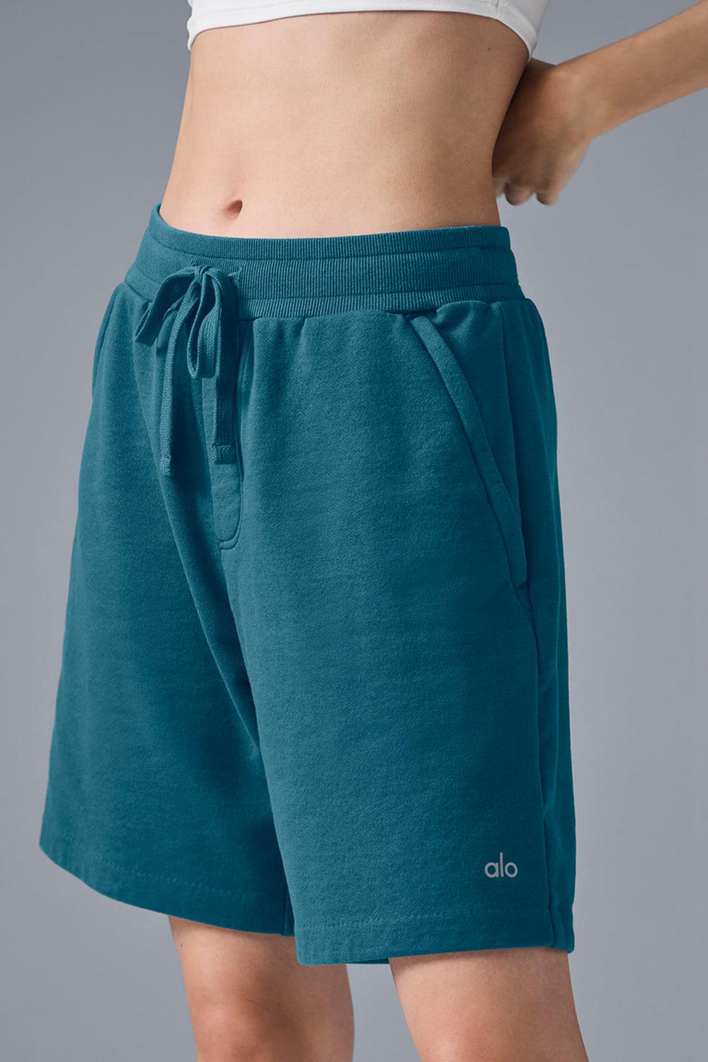 Oceanic Teal Alo Yoga Chill Women Short | KSA  XYZ364785