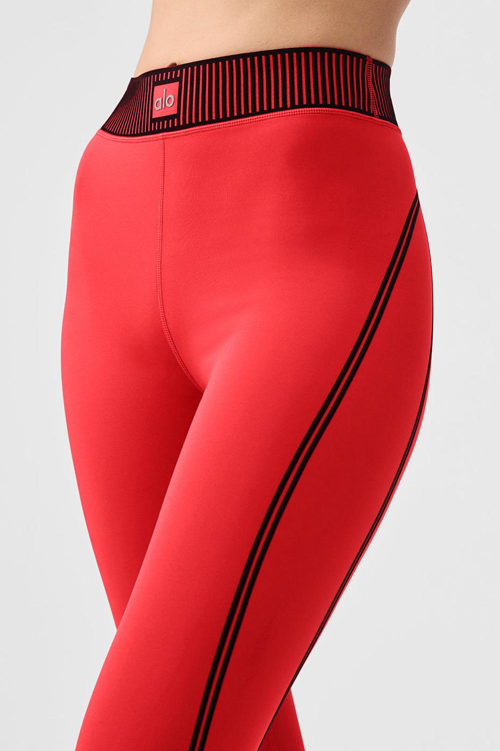 Red Hot Summer Alo Yoga Airlift High-Waist 7/8 Line Up Women Legging | KSA  BVX825136