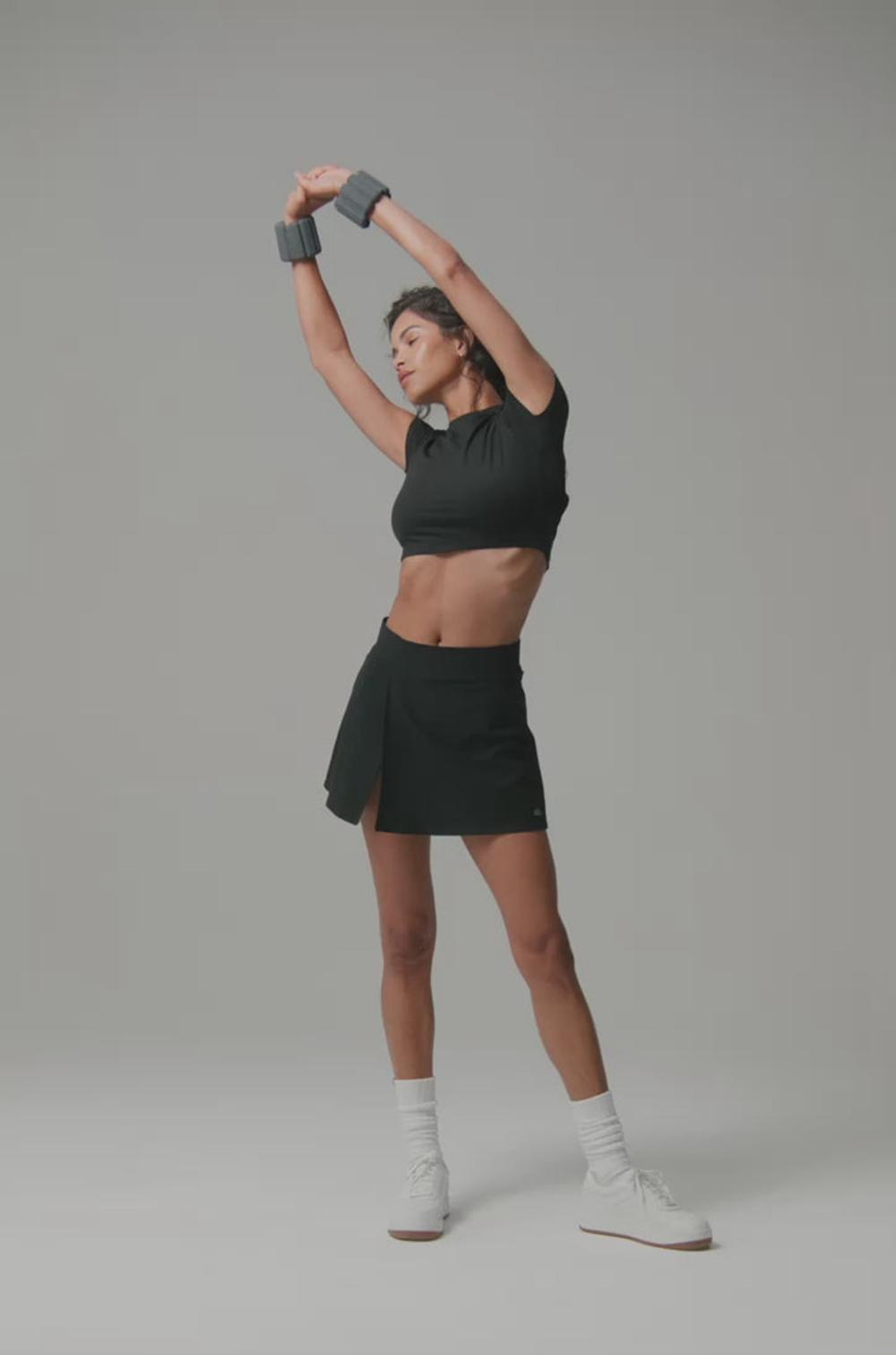 Seashell Blue Alo Yoga Alosoft Backspin Women Skirt | KSA  HKO519362