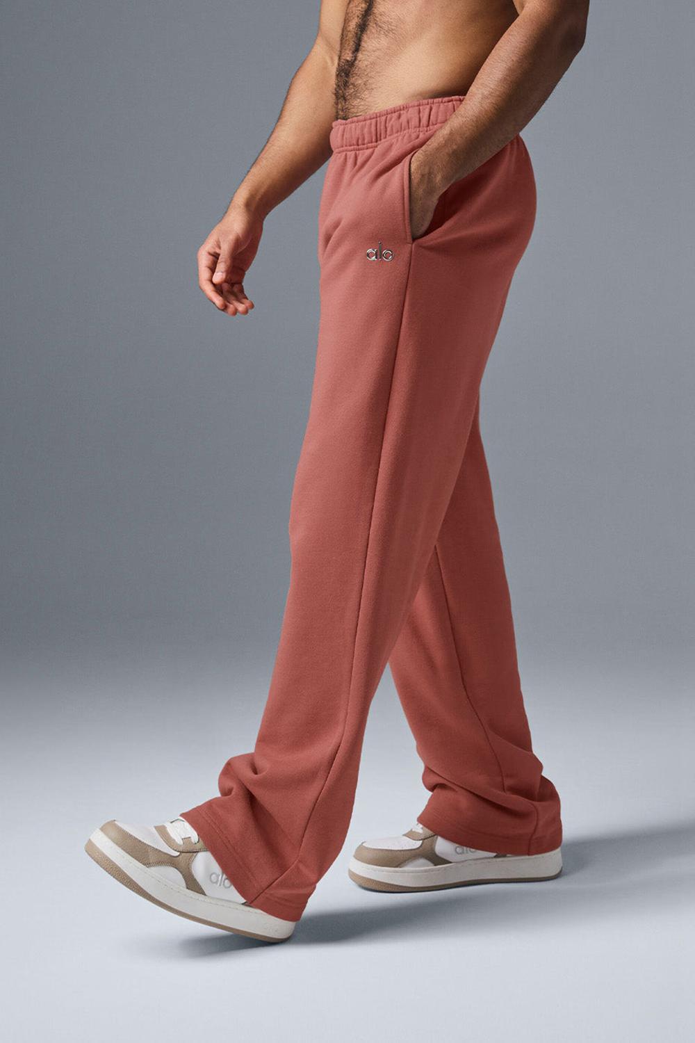 Soft Terracotta Alo Yoga Accolade Straight Leg Men Sweatpant | KSA  ARH476932