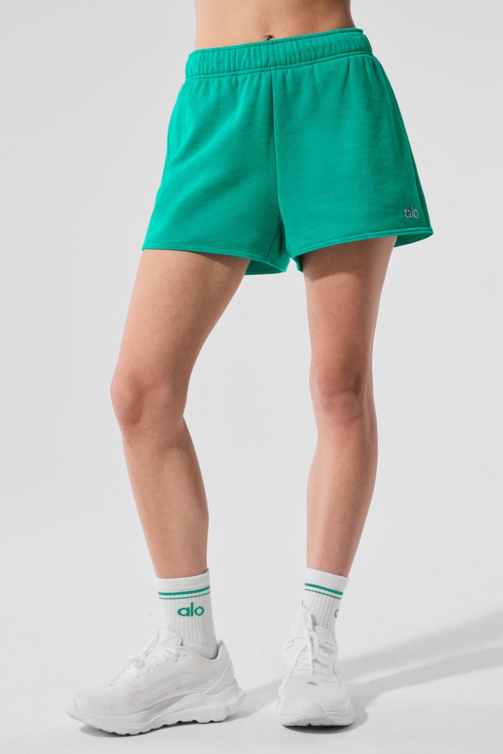 Spruce Green Alo Yoga Accolade Women Short | KSA  UOS492681