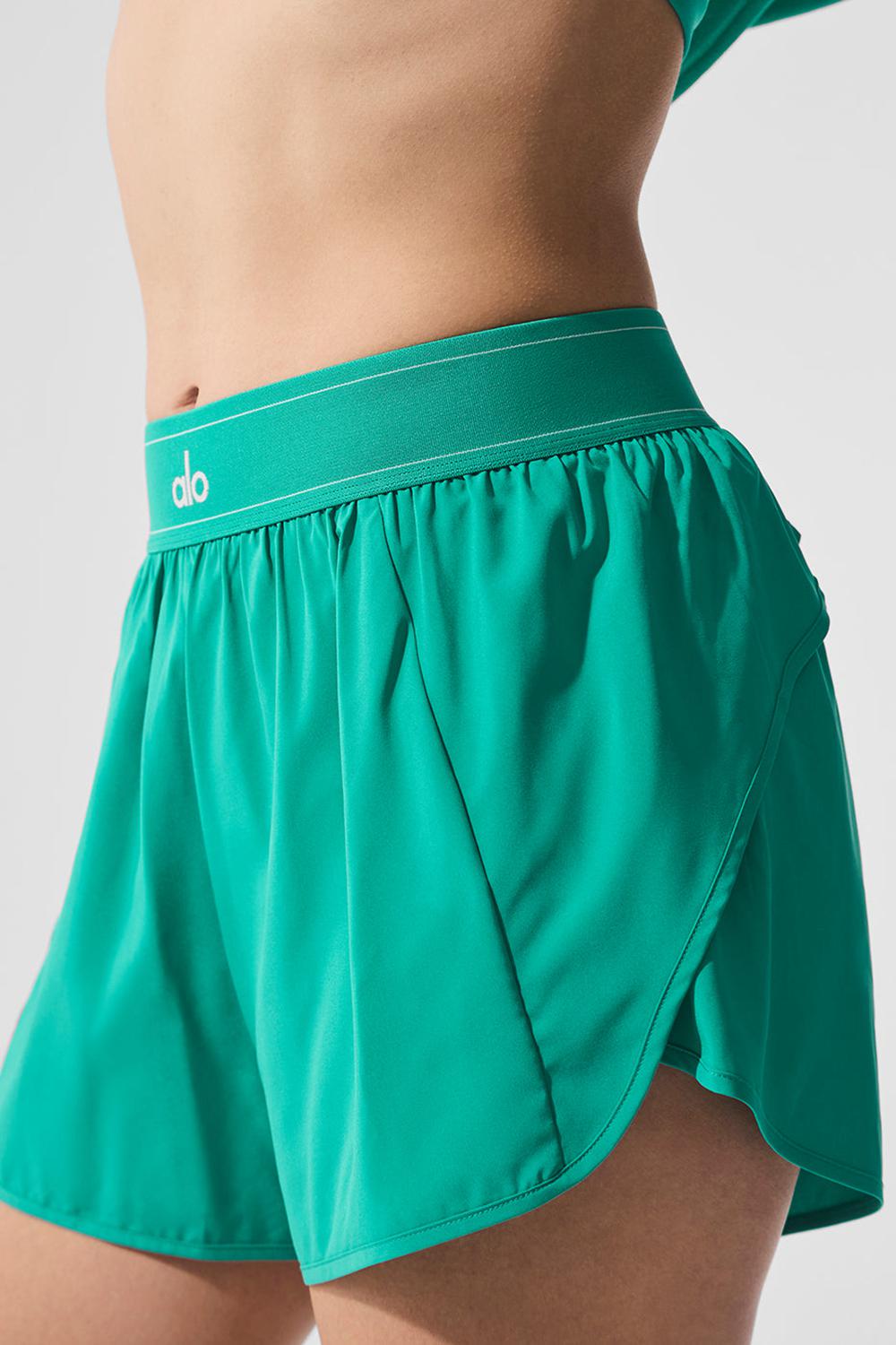 Spruce Green Alo Yoga Match Point Women Short | KSA  HAN038692