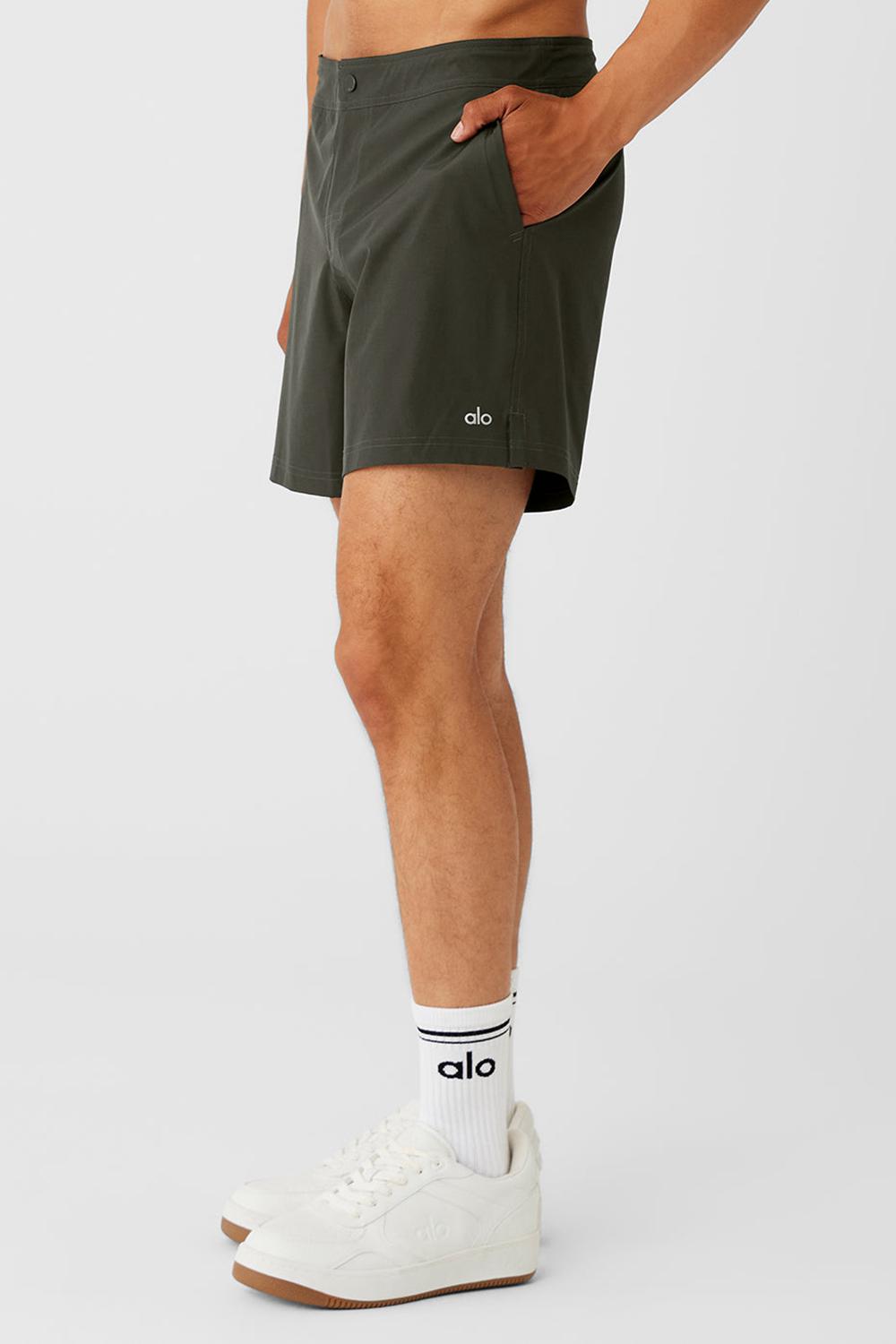Stealth Green Alo Yoga 7'' Sport Men Short | KSA  LID051267