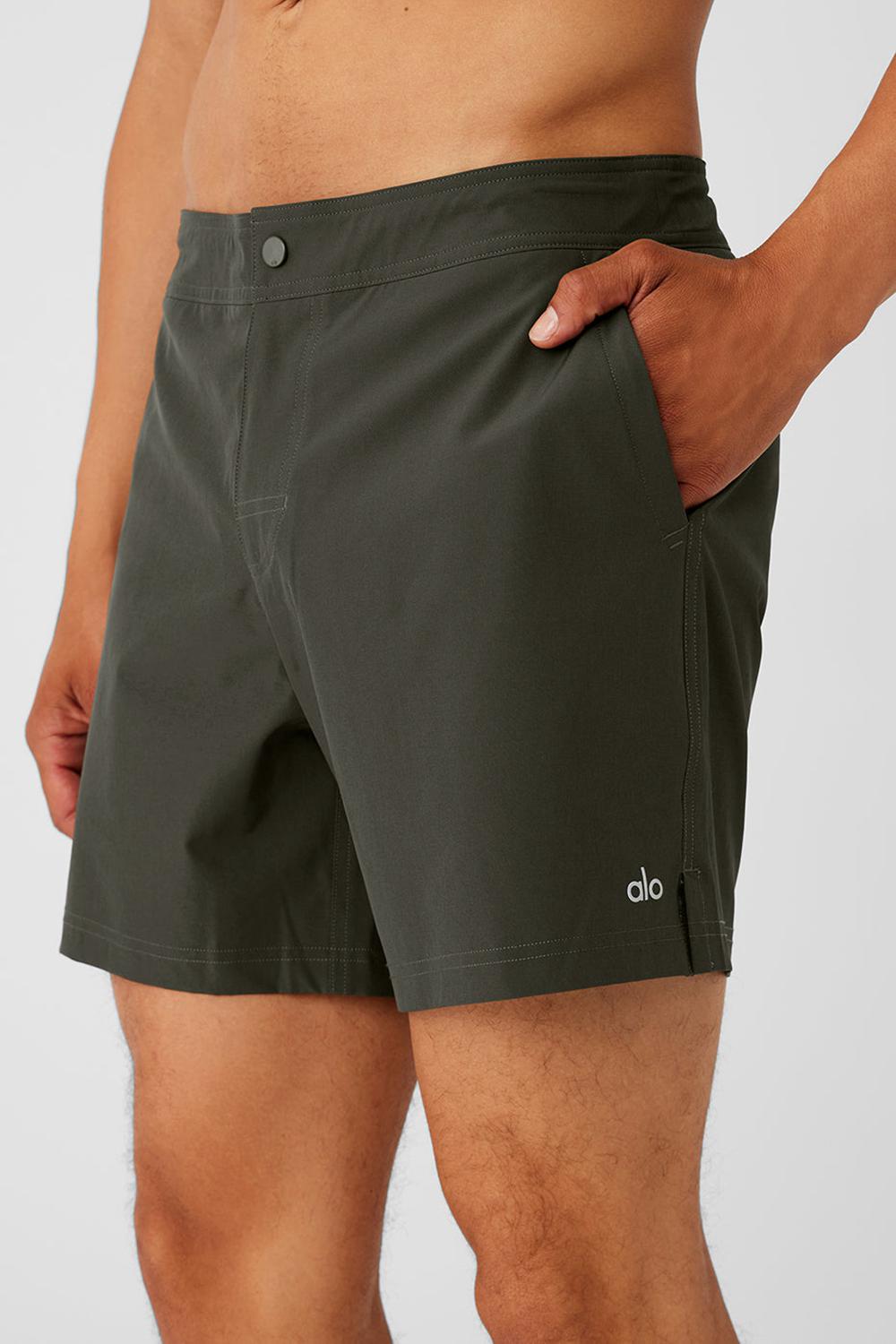 Stealth Green Alo Yoga 7'' Sport Men Short | KSA  LID051267