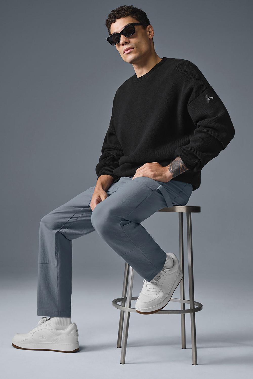Steel Grey Alo Yoga Co-Op Carpenter Track Men Pant | KSA  UKQ105236