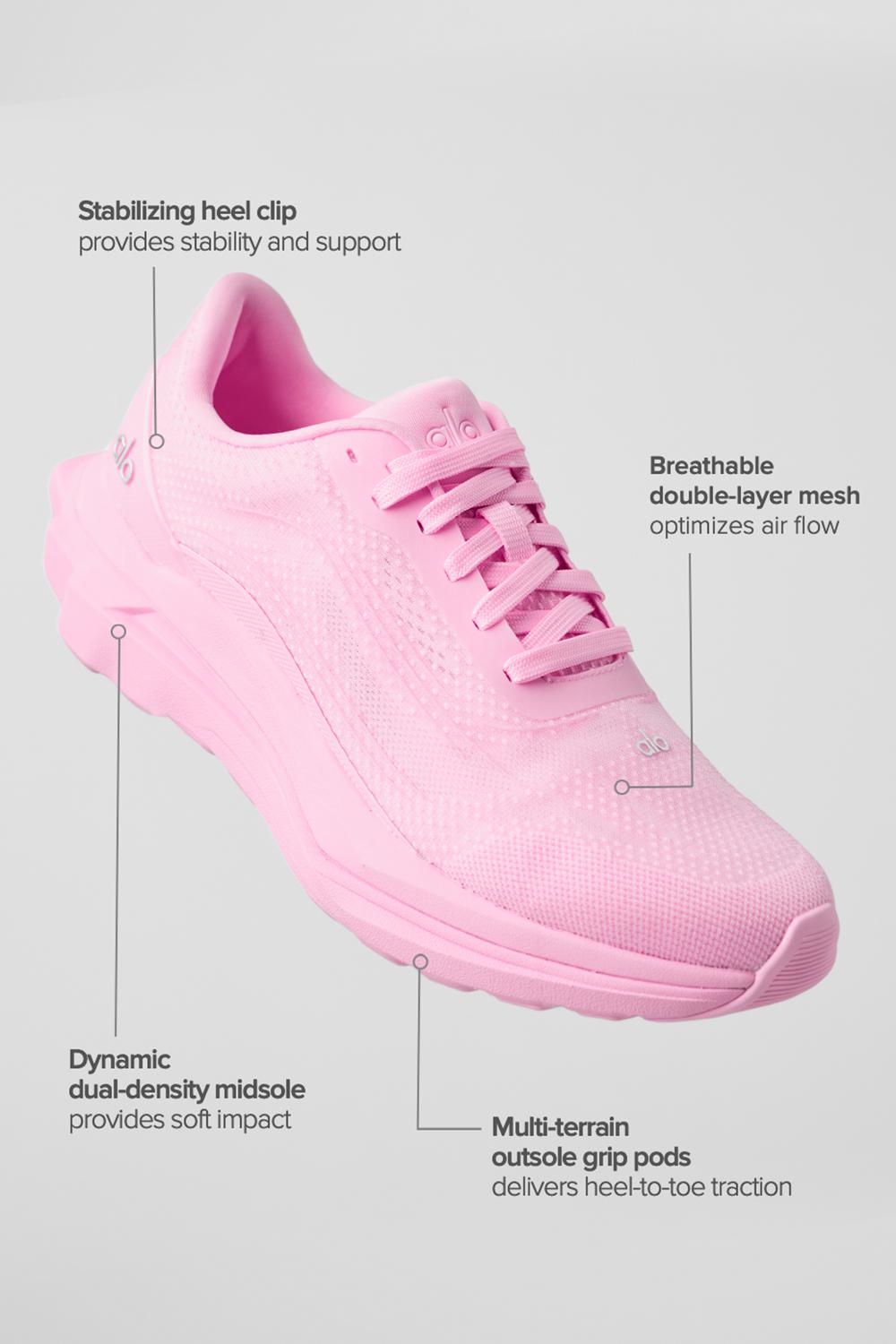 Sweet Pink Alo Yoga Women Runner | KSA  QAK621379