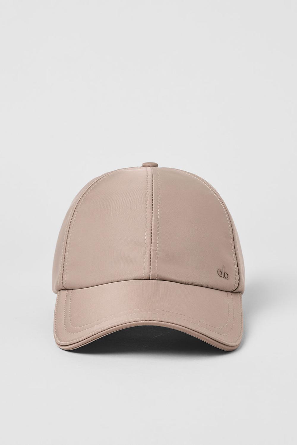 Taupe Satin Alo Yoga Satin Off-Duty Women Cap | KSA  YMI380674