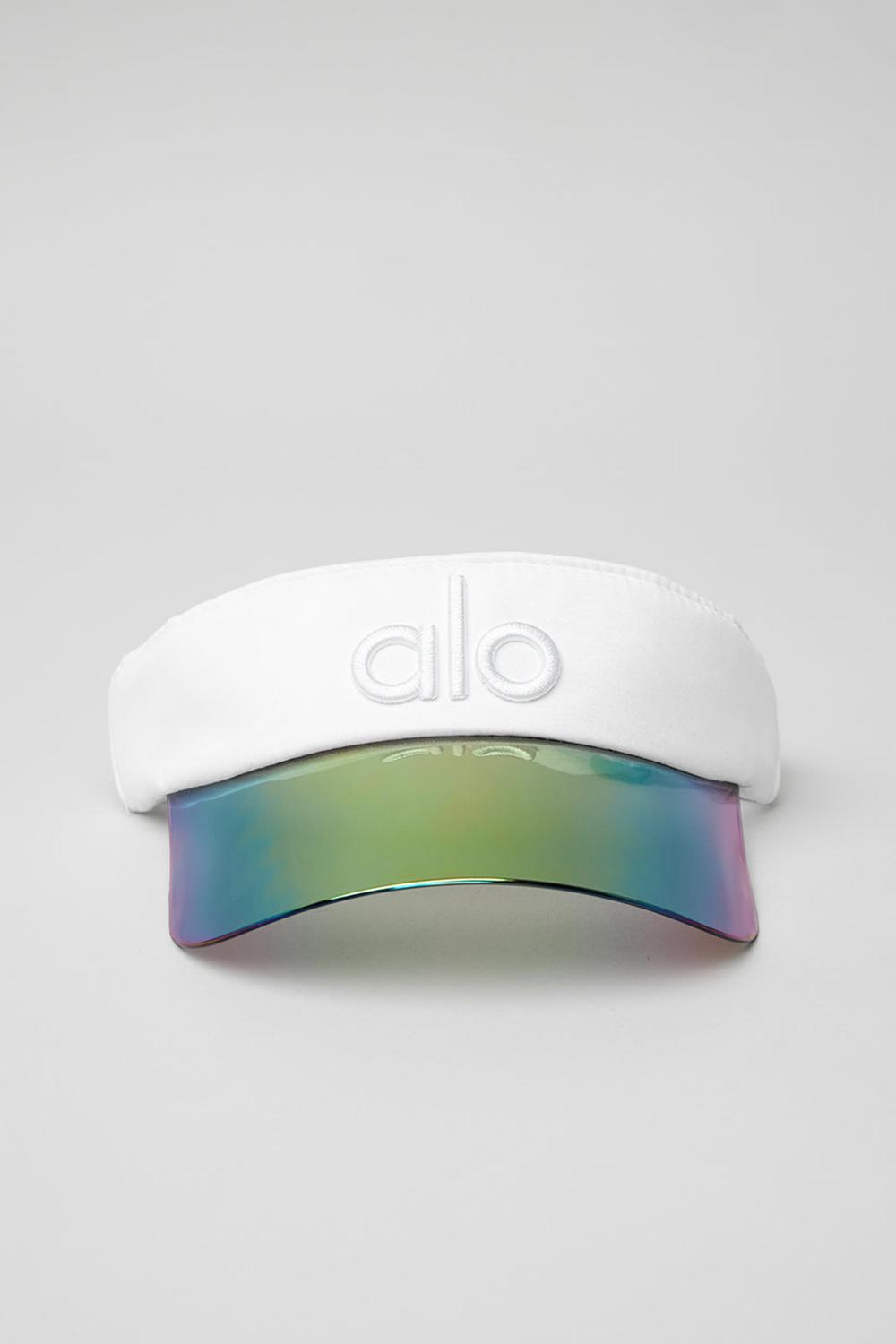 White Alo Yoga Airlift Solar Women Visor | KSA  KEO801235