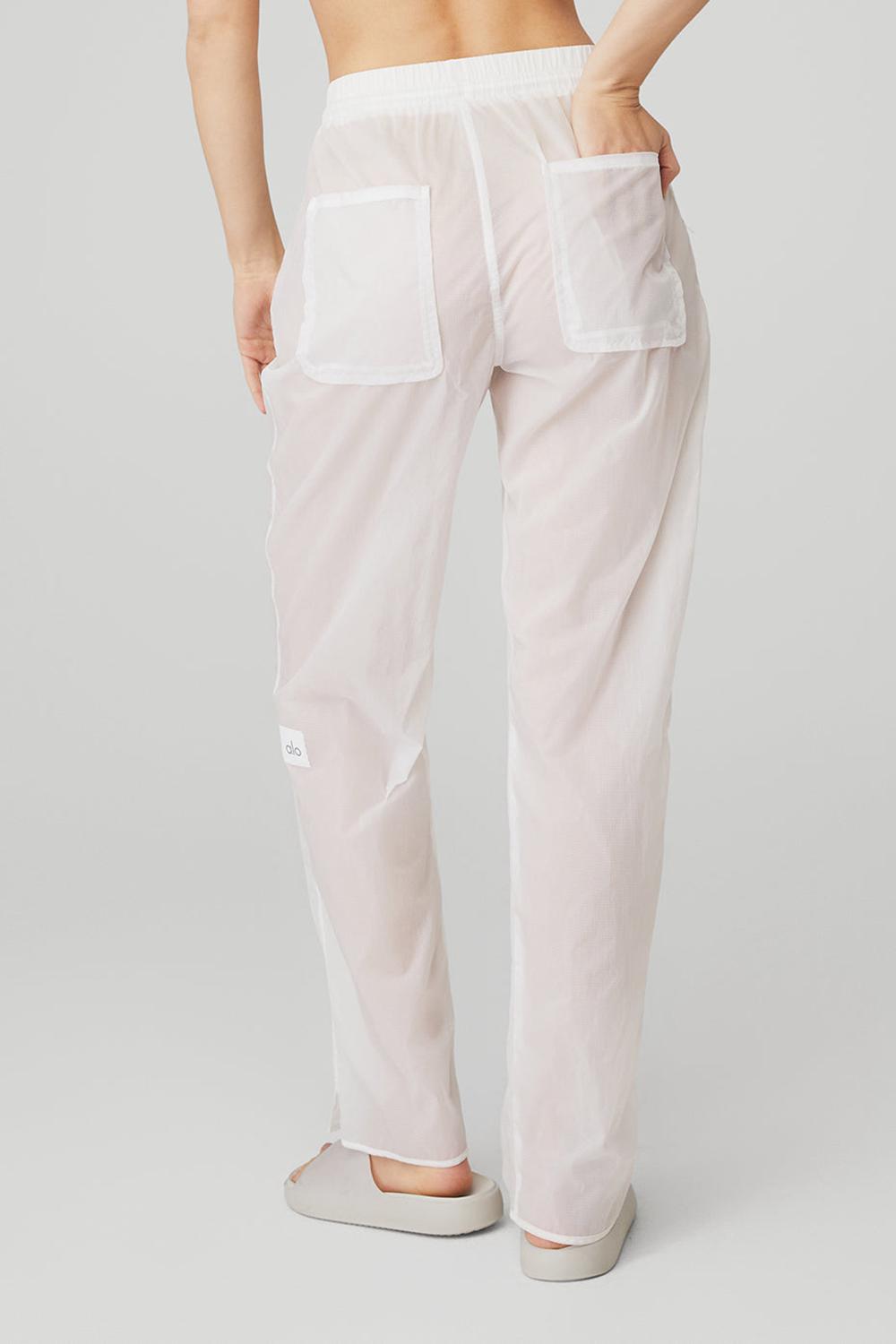White Alo Yoga Cloud Nine Women Pant | KSA  BRI239471