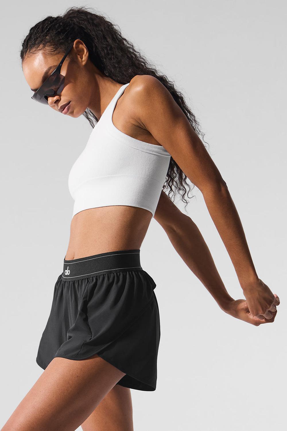 White Alo Yoga Seamless Delight High Neck Women Bra | KSA  EFO930768