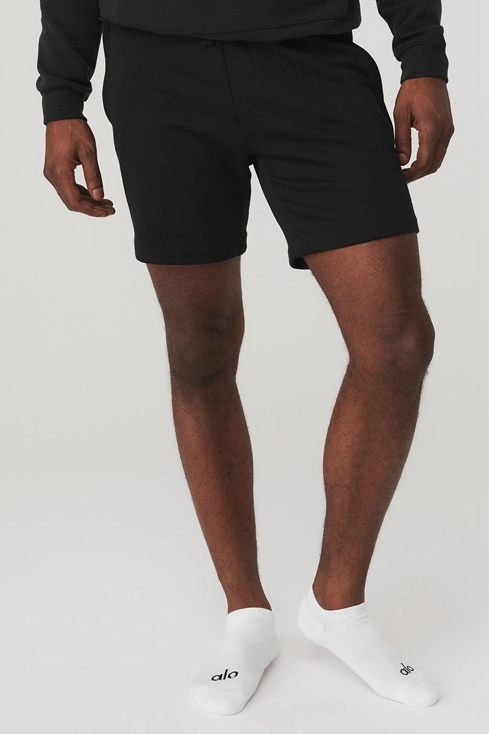 White / Black Alo Yoga Unisex Street Men Sock | KSA  QXA173486