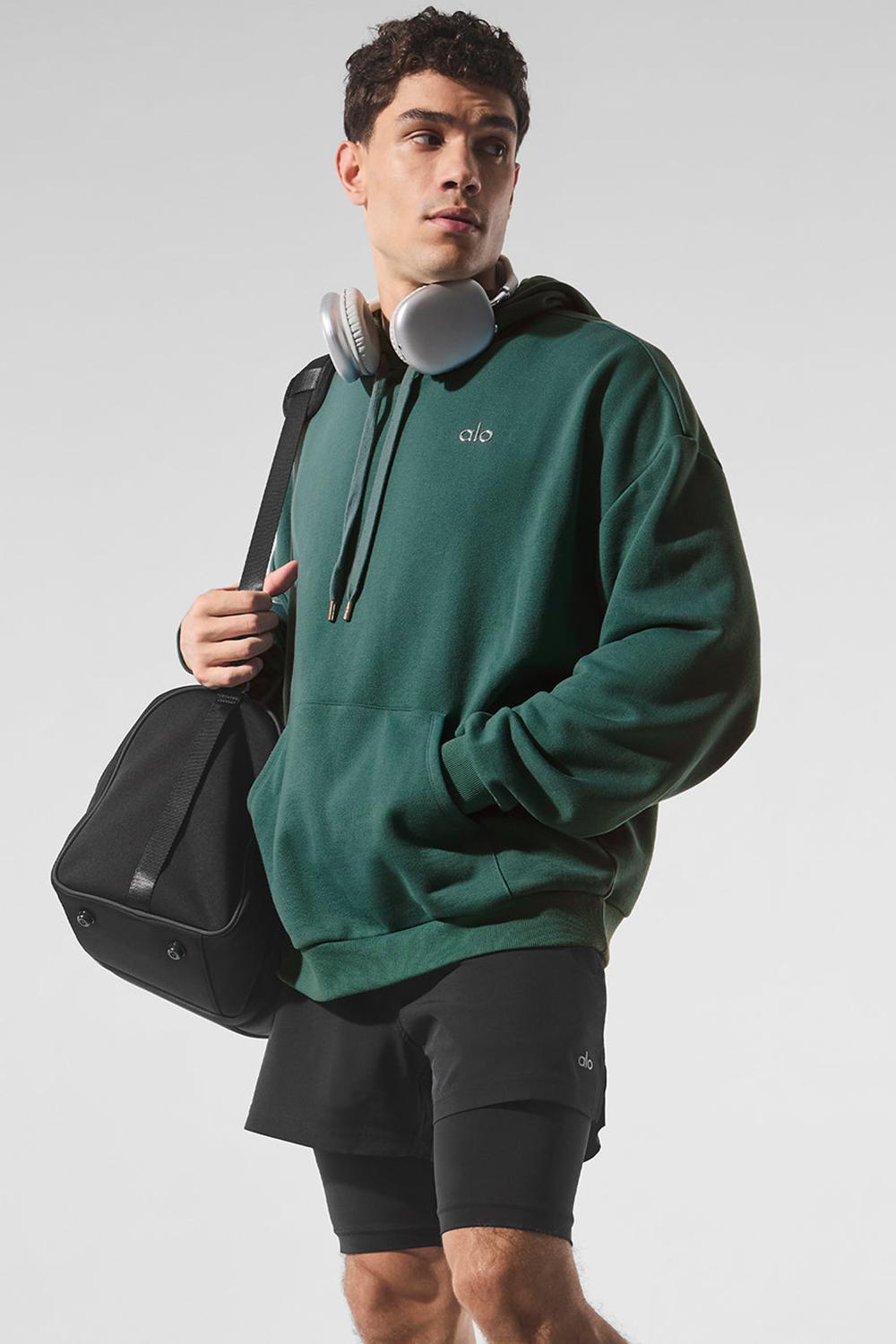 Winter Ivy Alo Yoga Accolade Men Hoodie | KSA  ZEG754623