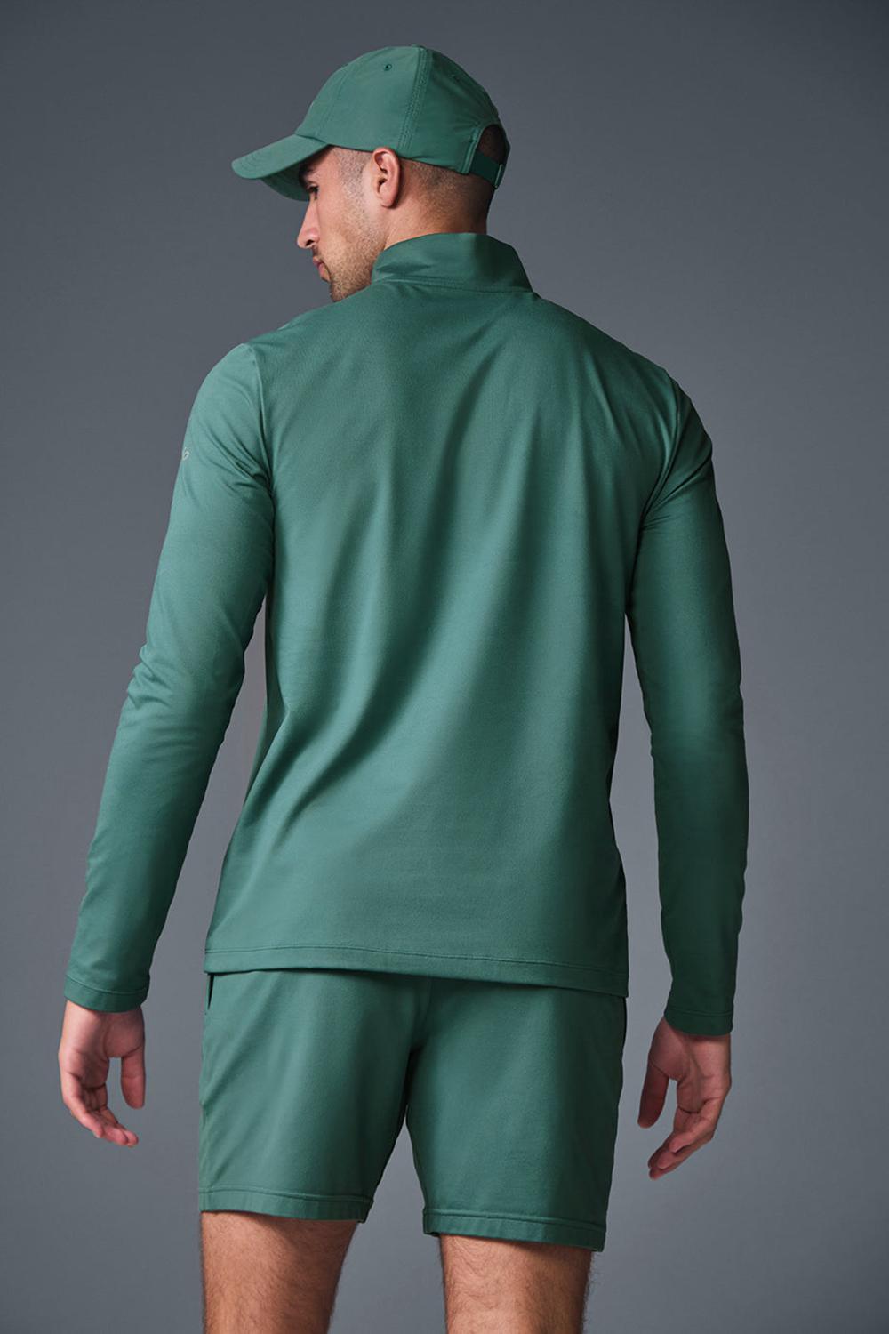 Winter Ivy Alo Yoga Conquer 1/4 Zip Reform Men Long Sleeve | KSA  IHL452970