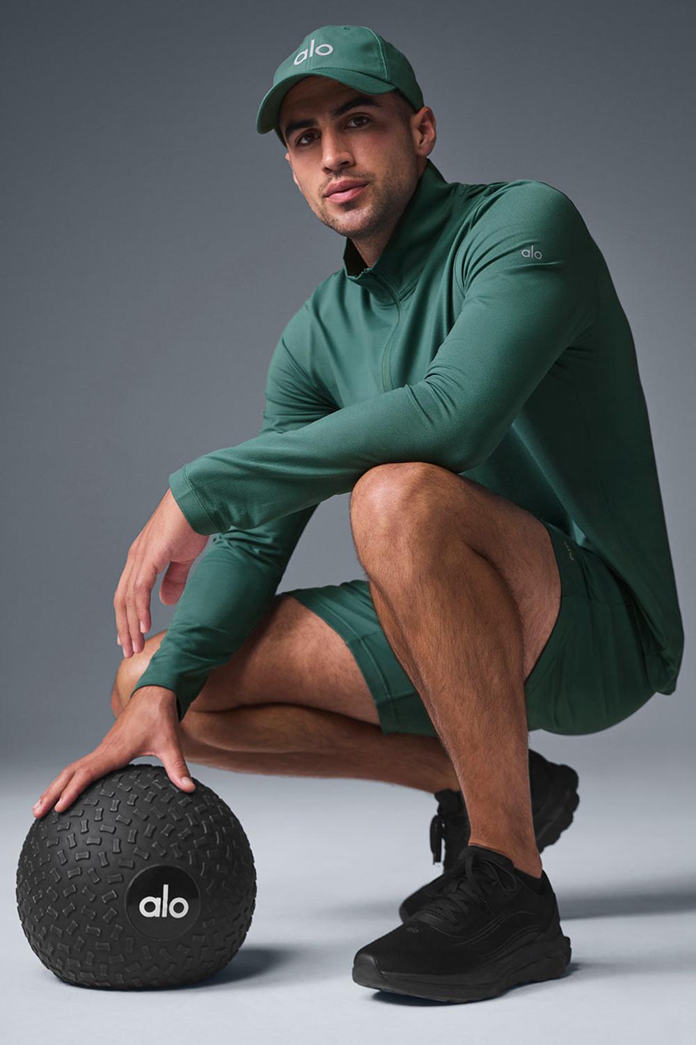 Winter Ivy Alo Yoga Conquer 1/4 Zip Reform Men Long Sleeve | KSA  IHL452970