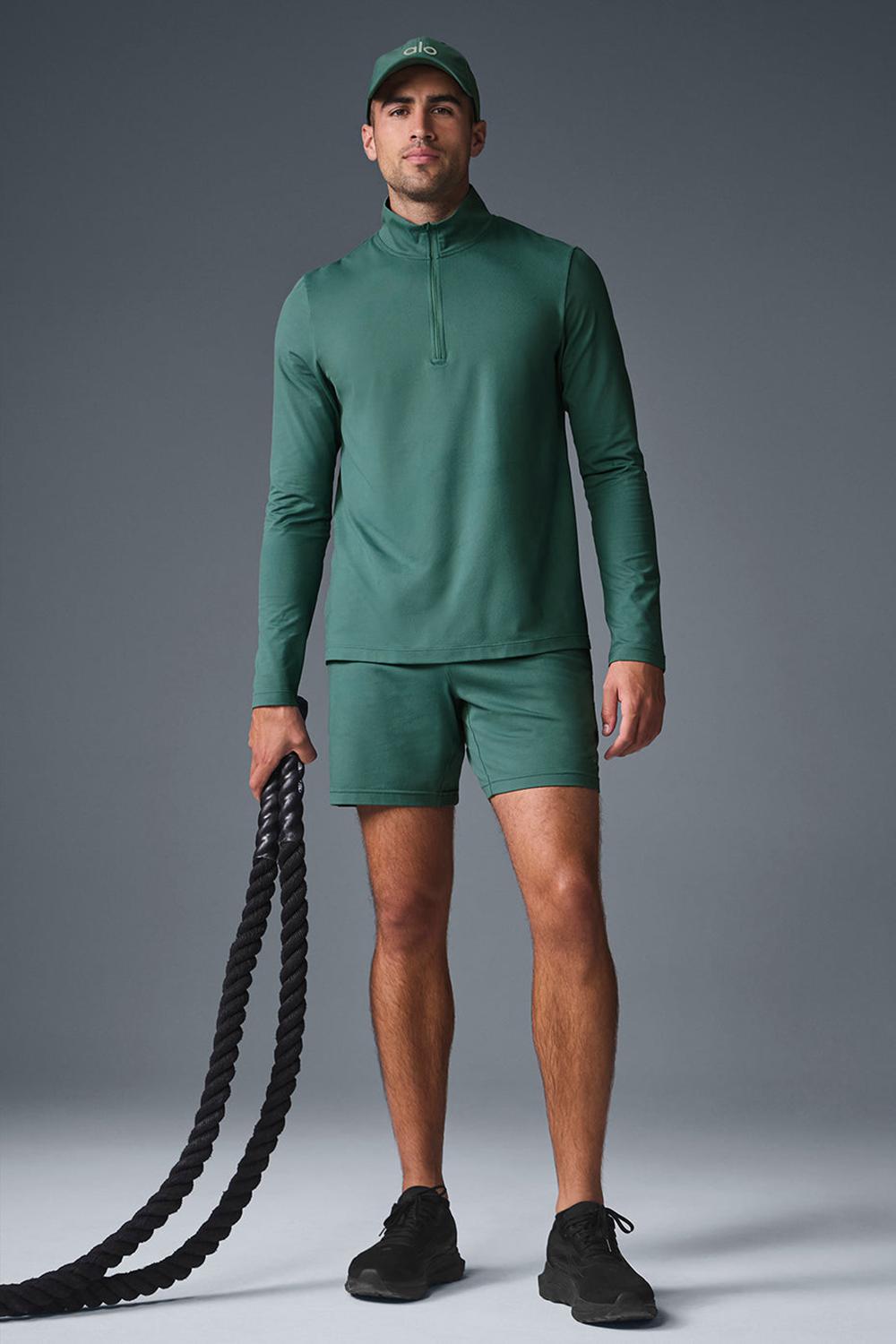 Winter Ivy Alo Yoga Conquer 1/4 Zip Reform Men Long Sleeve | KSA  IHL452970